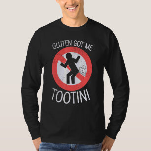 Camiseta Gluten Free Celiac Awarness Gluten Fez-me Tootar 1