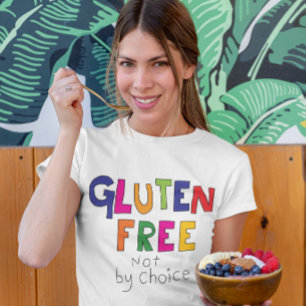 Camiseta Gluten Free, não por escolha celíaca