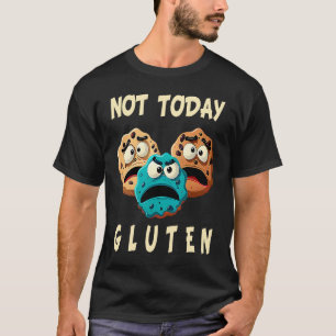 Camiseta Gluten Livre Hoje Não Gluten Celien Aller