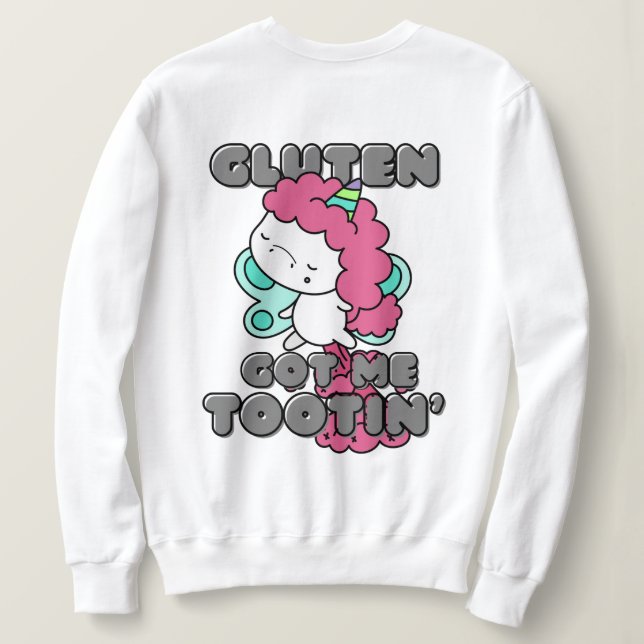 Camiseta Gluten Me Trouxe Tootin - Doença Celular (Verso do Design)