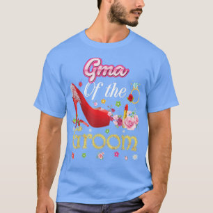 Camiseta Gma Das Mães De Calçado Rosa-Flor Feliz Casamento