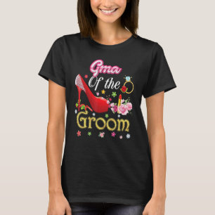Camiseta Gma Das Mães De Calçado Rosa-Flor Feliz Casamento