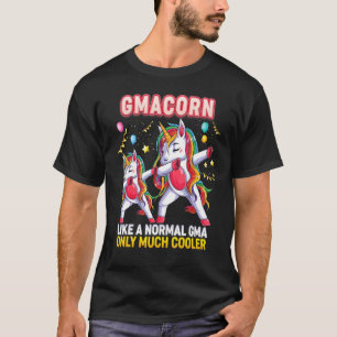 Camiseta Gma Do Garoto De Aniversário Que Dabbing Garota Un