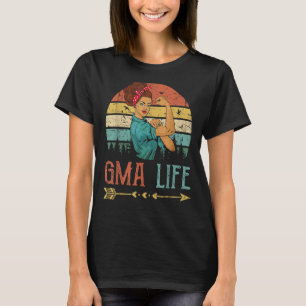 Camiseta Gma Life Women Rosie Vintage Retro Decor Vovó