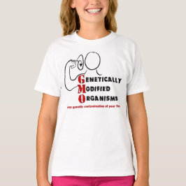 Camiseta GMO alterou Genetically os organismos loucos