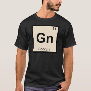 Camiseta Gn - Símbolo de Mesa Periódico de Química de Gn