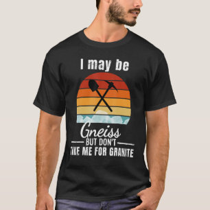Camiseta Gneiss Pun - Geólogo tee Funny Geology Rock Scienc