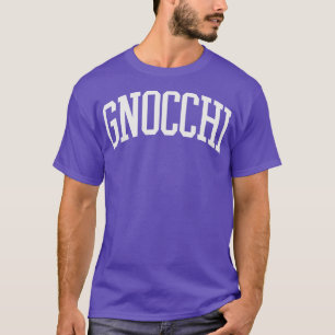 Camiseta Gnocchi College Type Italiana Comida Gnocchi Lover