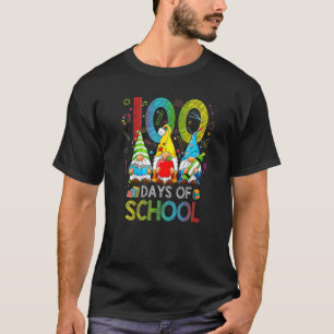 Camiseta Gnome 100 Dias De Professora Gnomos Da Escola Ki