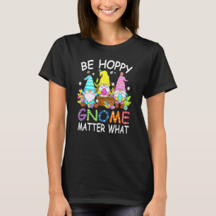 Camiseta Gnome Bunny Pastel Primavera Hunt Eggs Coelho Feli