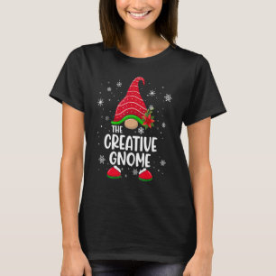 Camiseta Gnome Criativo de Xadrez de Búfalo Correspondente
