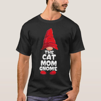 Camiseta Gnome da Mamãe de Gato Correspondente Grupo Famili