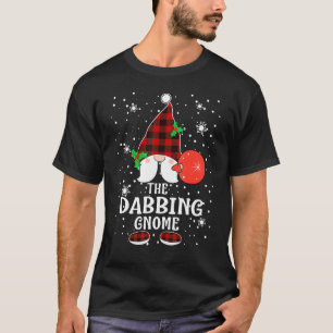 Camiseta Gnome Dabbing Xadrez de Búfalo Família Corresponde