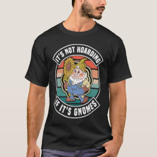 Camiseta Gnome de jardinagem não é acumular jardim e relvad
