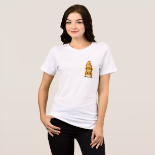 Camiseta Gnome do Girassol Sorrisos Escondidos sob o Dourad