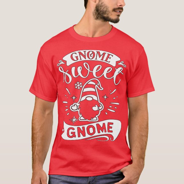 Camiseta Gnome doce Gnomo - Presente de Natal dos Gnomos (Frente)