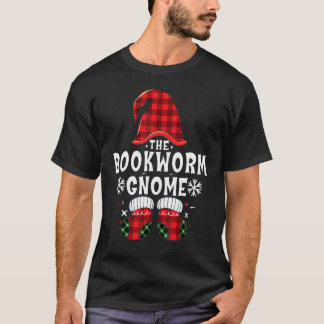 Camiseta Gnome Fã de Livros Xadrez de Búfalo Família Grupo 