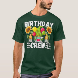 Camiseta Gnome Funny Birthday Crew Amarelo