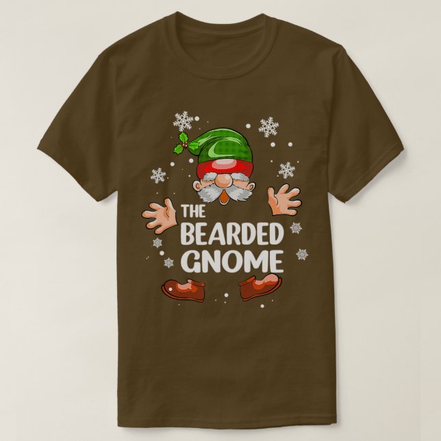 Camiseta Gnome Funny Matching Family (Frente do Design)