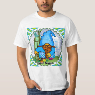 Camiseta Gnome jogando golfe