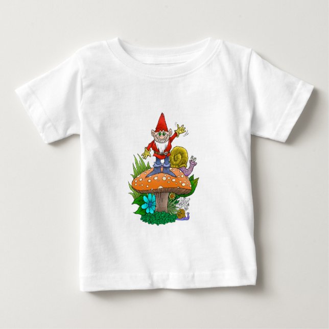 Camiseta Gnome.jpg de ondulação (Frente)