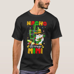 Camiseta Gnome Nacho Média Mimi Cinco De Mayo Fie Mexicano