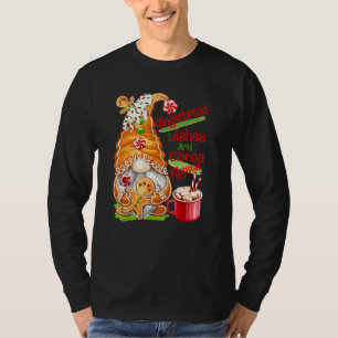 Camiseta Gnome Natal Biscoito de Gengibre e Cacau Feliz Nat