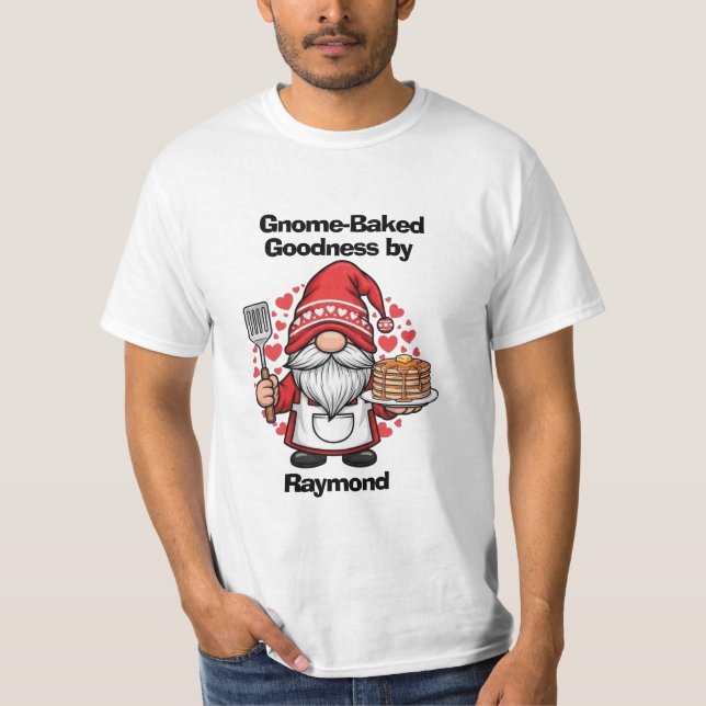 Camiseta Gnome no design de casa (Frente)
