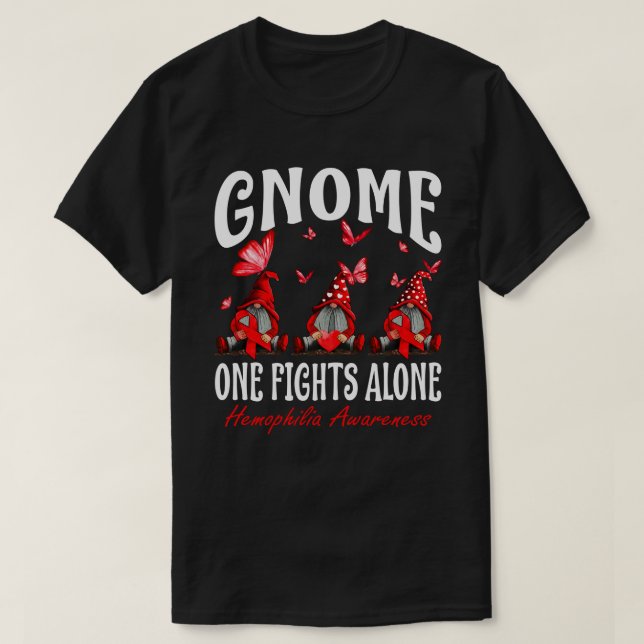 Camiseta Gnome One luta sozinho contra a conscientização da (Frente do Design)