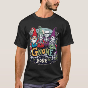 Camiseta Gnome para o Osso - Esqueletos do Gnomo Whimsical