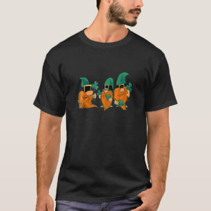 Camiseta Gnome Rua Patrick Day Irish Green Saint Patrick Lu