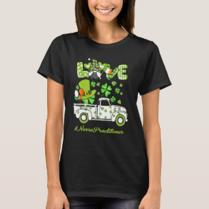 Camiseta Gnome Shamrock Truck Love Orthopedic Nurse Rua Pat