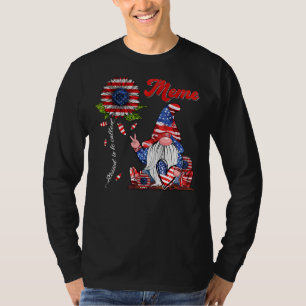 Camiseta Gnome Sunflower Abençoado Por Ser Chamado Meme 4º