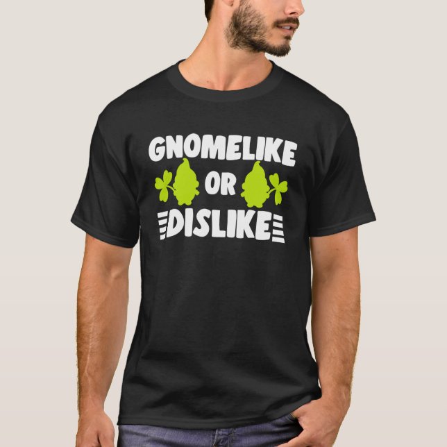 Camiseta Gnomelike Ou Dissonância Com A Nata Do Jardim Gnom (Frente)