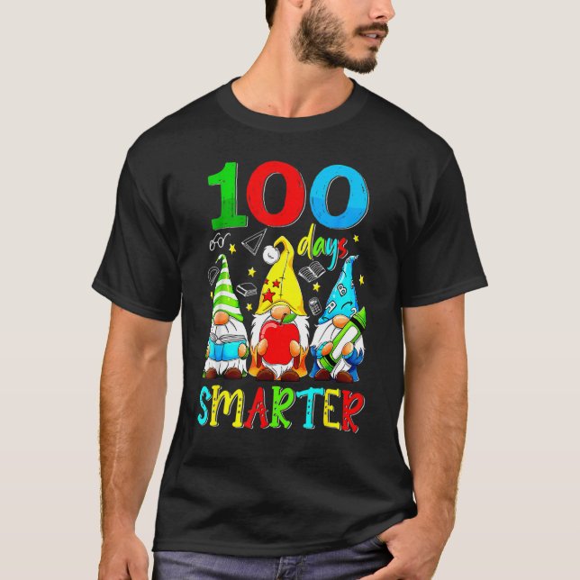 Camiseta Gnomes 100 Days Smarter Y'all Happy 100th Day Of S (Frente)