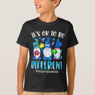 Camiseta Gnomes fofos conscientização do autismo para ser d