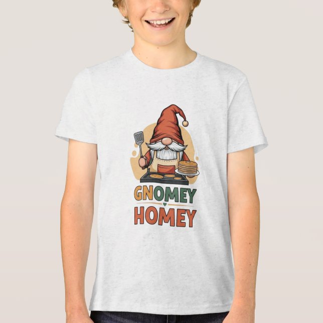 Camiseta Gnomey Homey Pancakes design (Frente)