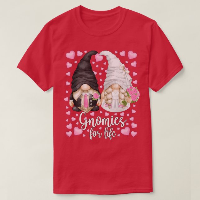 Camiseta Gnomias Para A VidaNoiva Única E Horário Para Bach (Frente do Design)