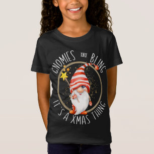 Camiseta Gnomies e Bling É uma Coisa de Natal - Um Natal Bo