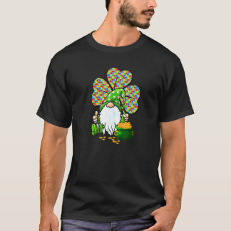 Camiseta Gnomies Shamrock Autism Awareness St Patricks Day 