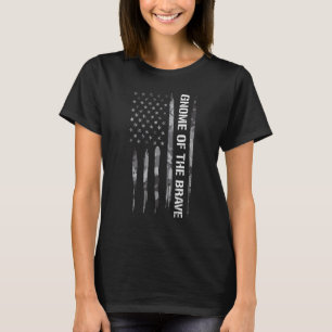 Camiseta Gnomismo Patriótico Dos Bravos Bandeira American
