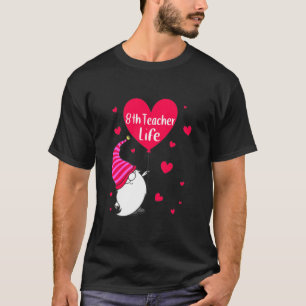 Camiseta Gnomo 8º Professor Life 95 Aniversário Gift-