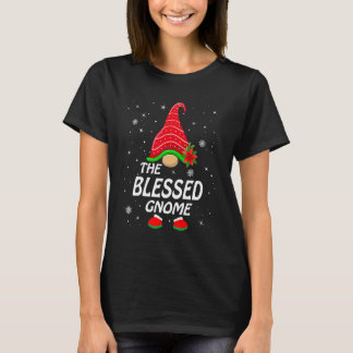 Camiseta Gnomo Abençoado Xadrez de Búfalo Família Combinand