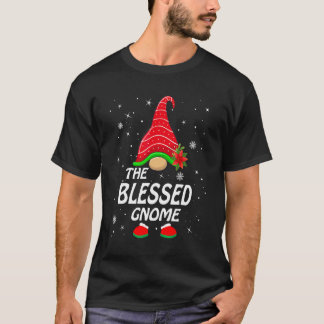 Camiseta Gnomo Abençoado Xadrez de Búfalo Família Correspon