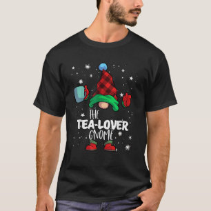 Camiseta Gnomo Amante de Chá Xadrez Vermelho de Búfalo Famí