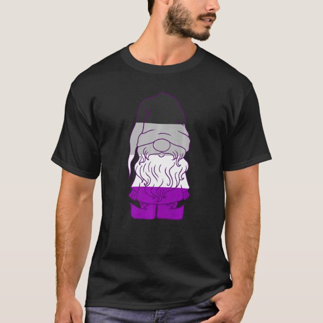 Camiseta Gnomo Asexual Ace Beanie Prido Asexual Lgbtqa Asex (Frente)
