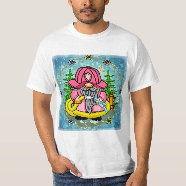 Camiseta Gnomo bombeiro  (Frente)