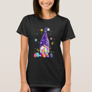 Camiseta Gnomo Bonito Abraça Felz pascoa Coelho Ovo Gno