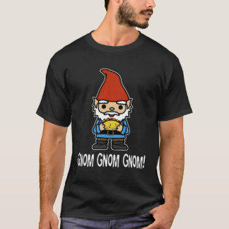 Camiseta Gnomo Bonito Comendo Um Foto Engraçado De Taco Lon
