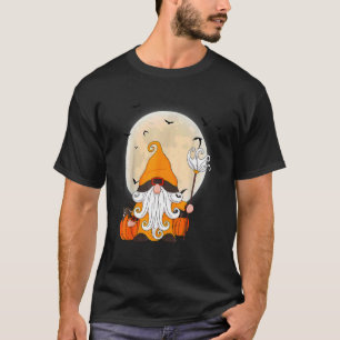 Camiseta Gnomo Bonito Feiticeiro do Dia das Bruxas
